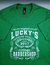 Lucky's Barber Shop Vintage Green Shirt
